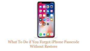 What To Do if You Forgot iPhone Passcode Without Restore