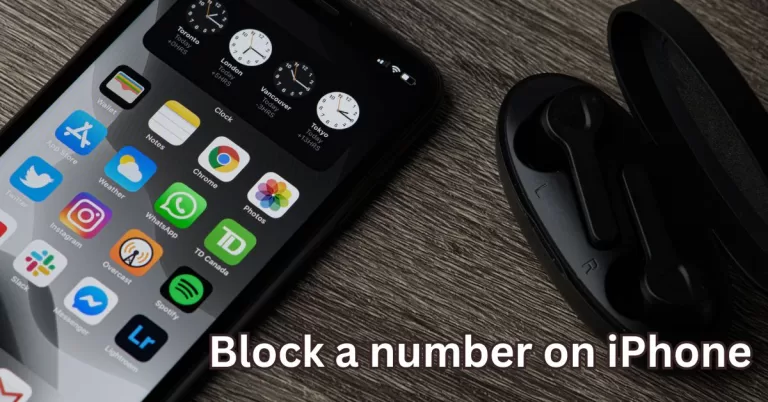 How to block a number on iPhone