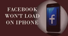facebook won't load on iphone