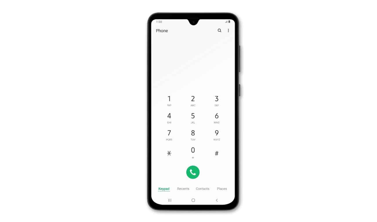 samsung a50 keypad