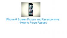 iPhone 6 Screen Frozen