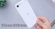 iPhone SE frozen