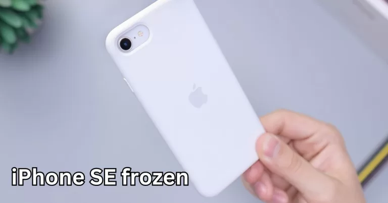 iPhone SE frozen