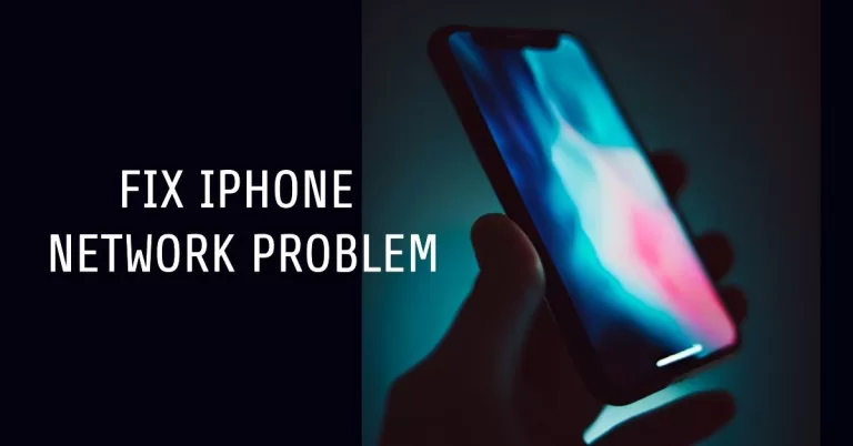 iPhone X network problem