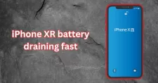 iPhone XR battery draining fast