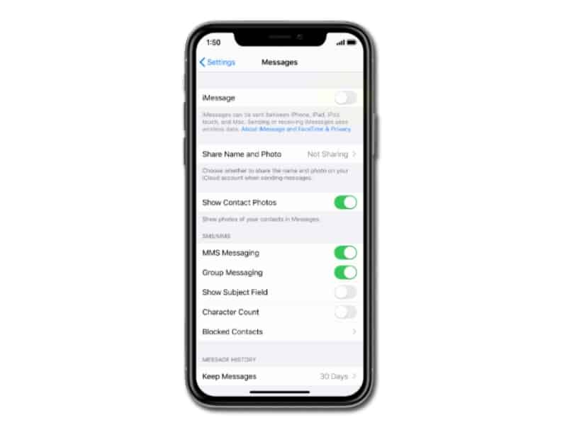 How to fix iMessage that stopped working after iOS 13.2 on iPhone XS