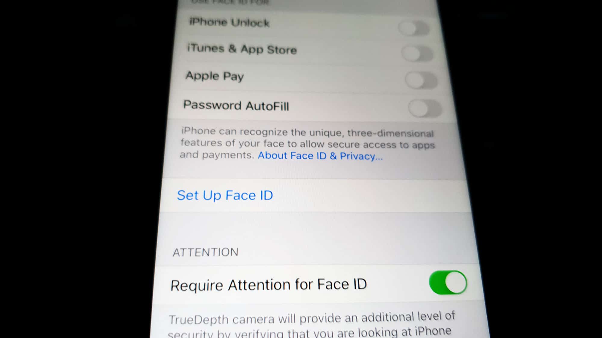 iphone 11 face id issue