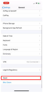iphone 11 reset home screen layout