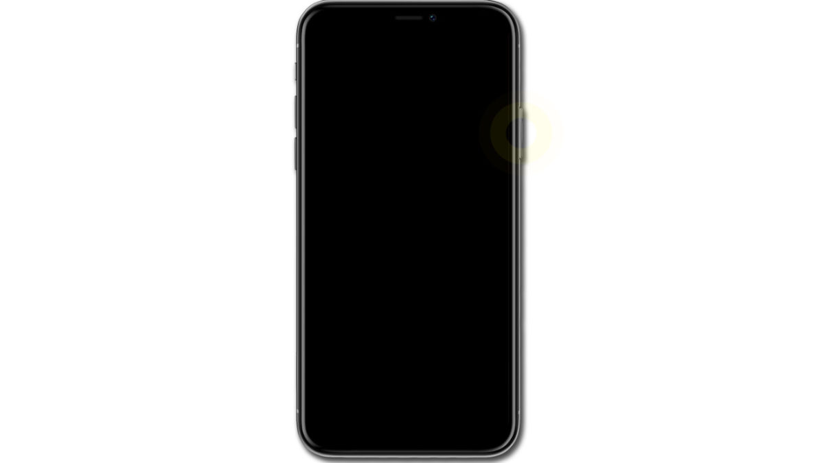iphone xr black screen ios 13