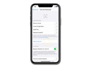 set up face id on iphone 11