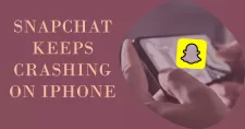 snapchat keeps crashing on iphone
