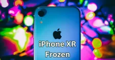iPhone XR frozen