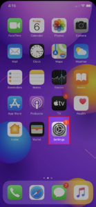 iphone 11 dark mode settings icon