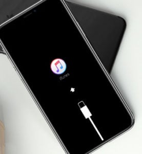 iphone 11 connect to itunes screen entering recovery mode