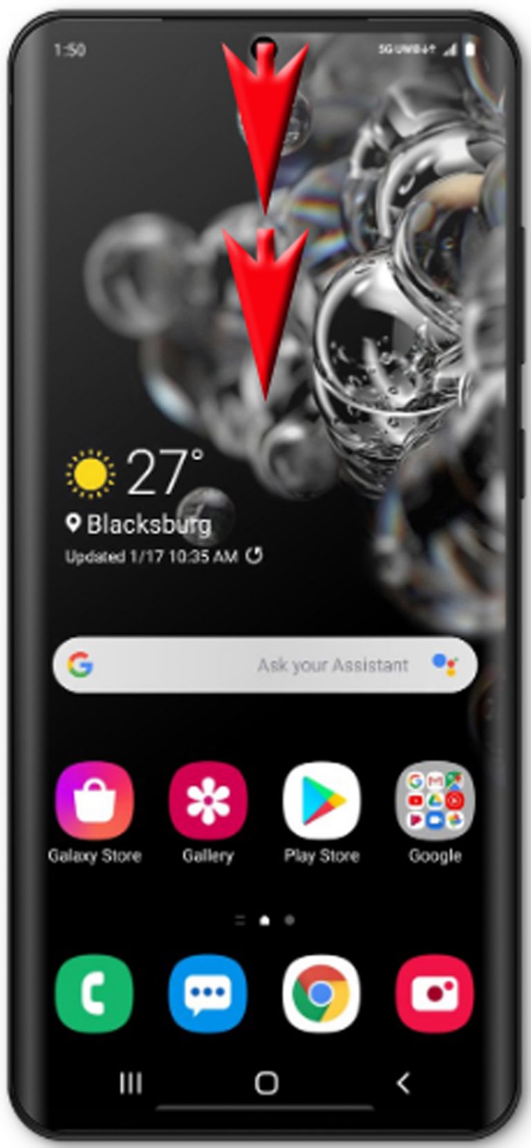 s20 notification light