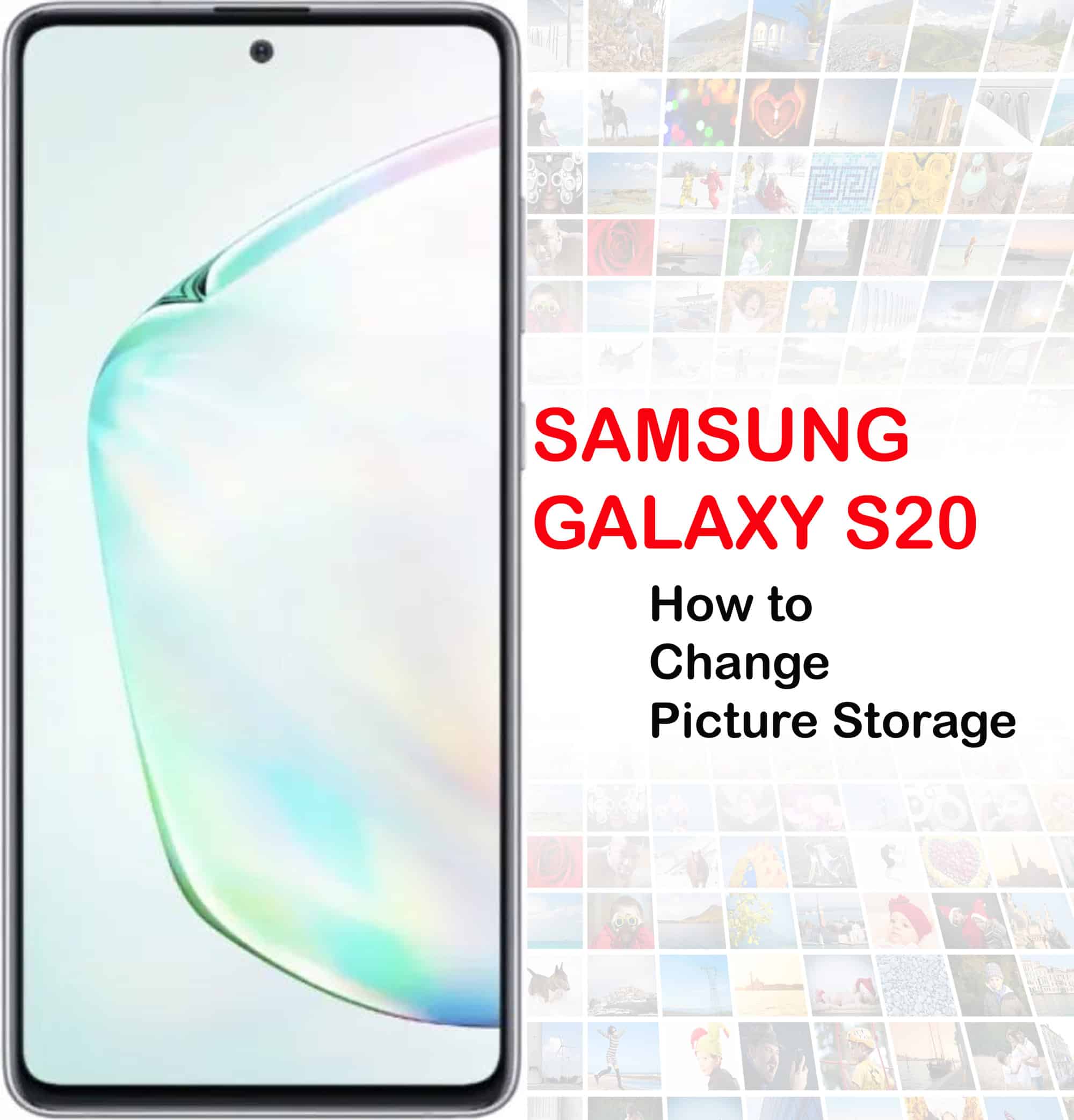 samsung galaxy s20 storage