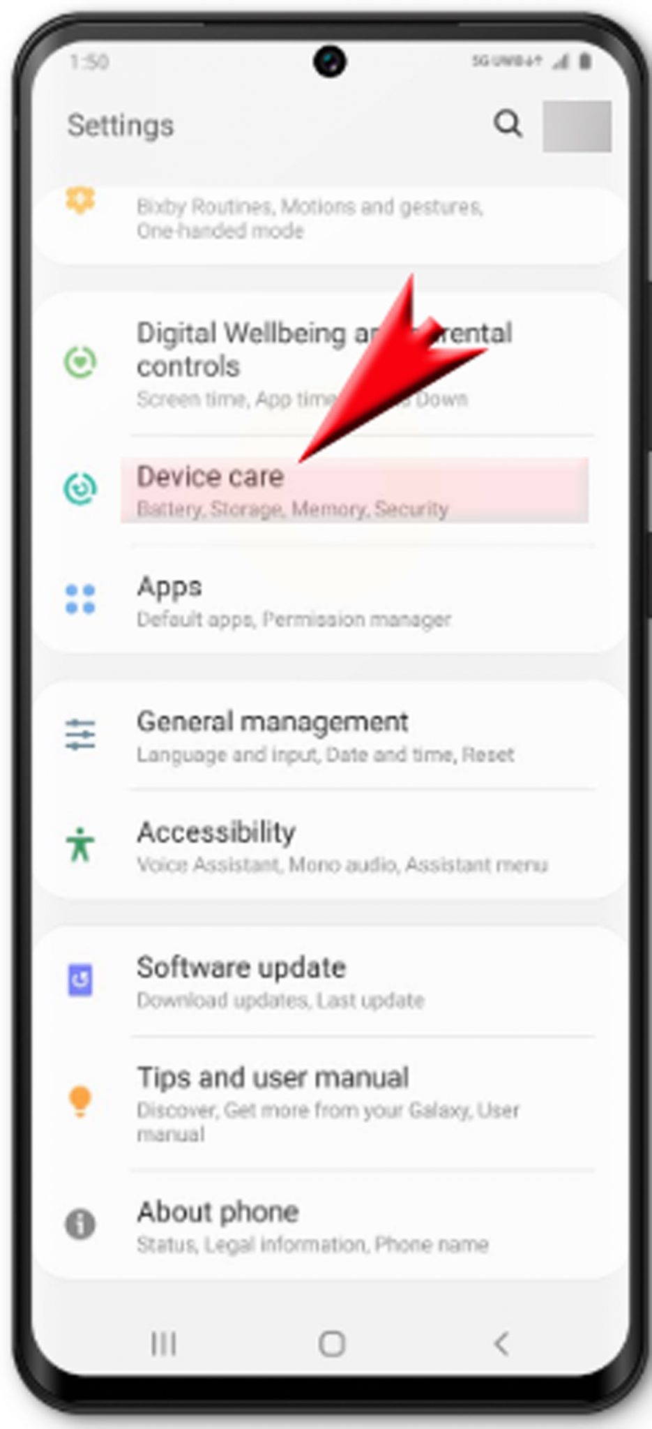 how to manage galaxy s20 battery device care menu TheCellGuide