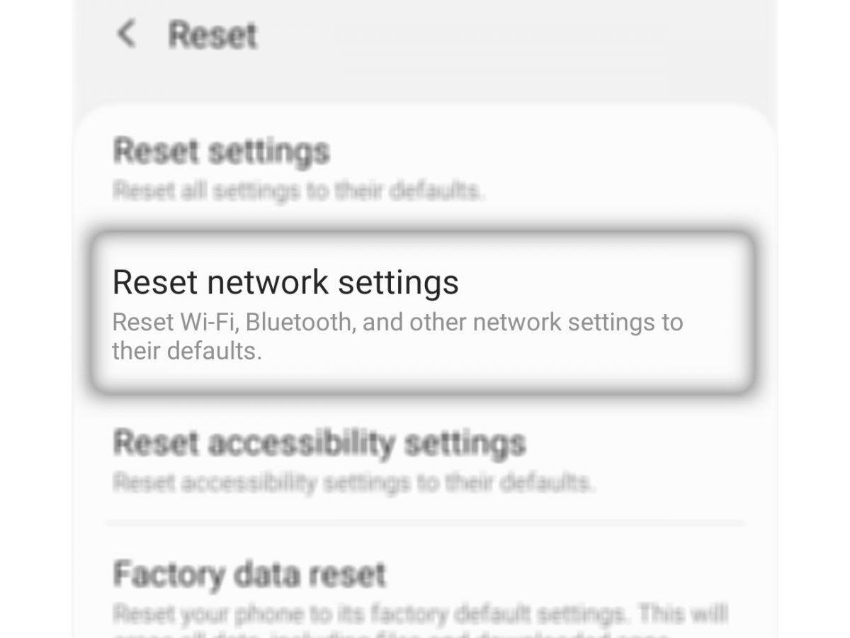 How To Reset Galaxy A26 Network Settings - The Cell Guide