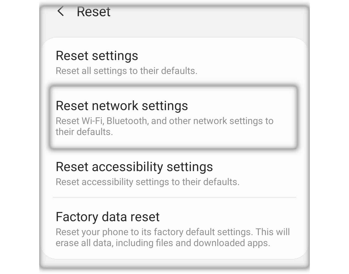 How To Reset Galaxy A16 Network Settings - The Cell Guide