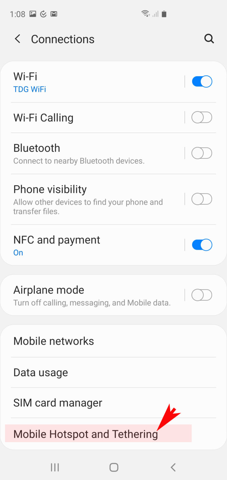 set up galaxy s20 mobile hotspot mobile hotspot and tethering menu