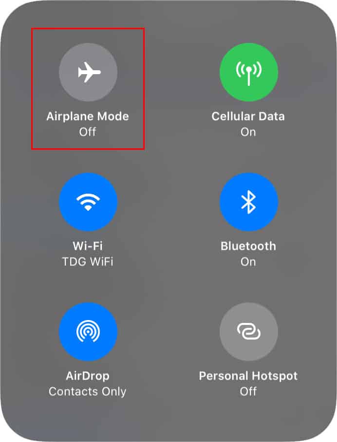 airplane mode meaning