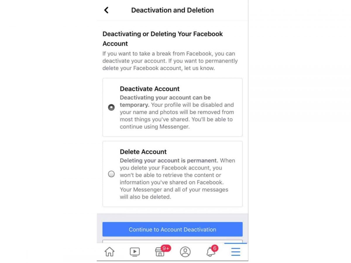 How to Deactivate Facebook Account in 19: A Quick Guide