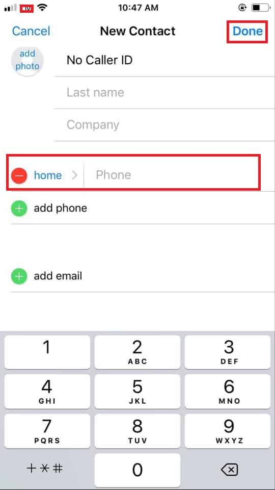 how to block no caller id on iphone