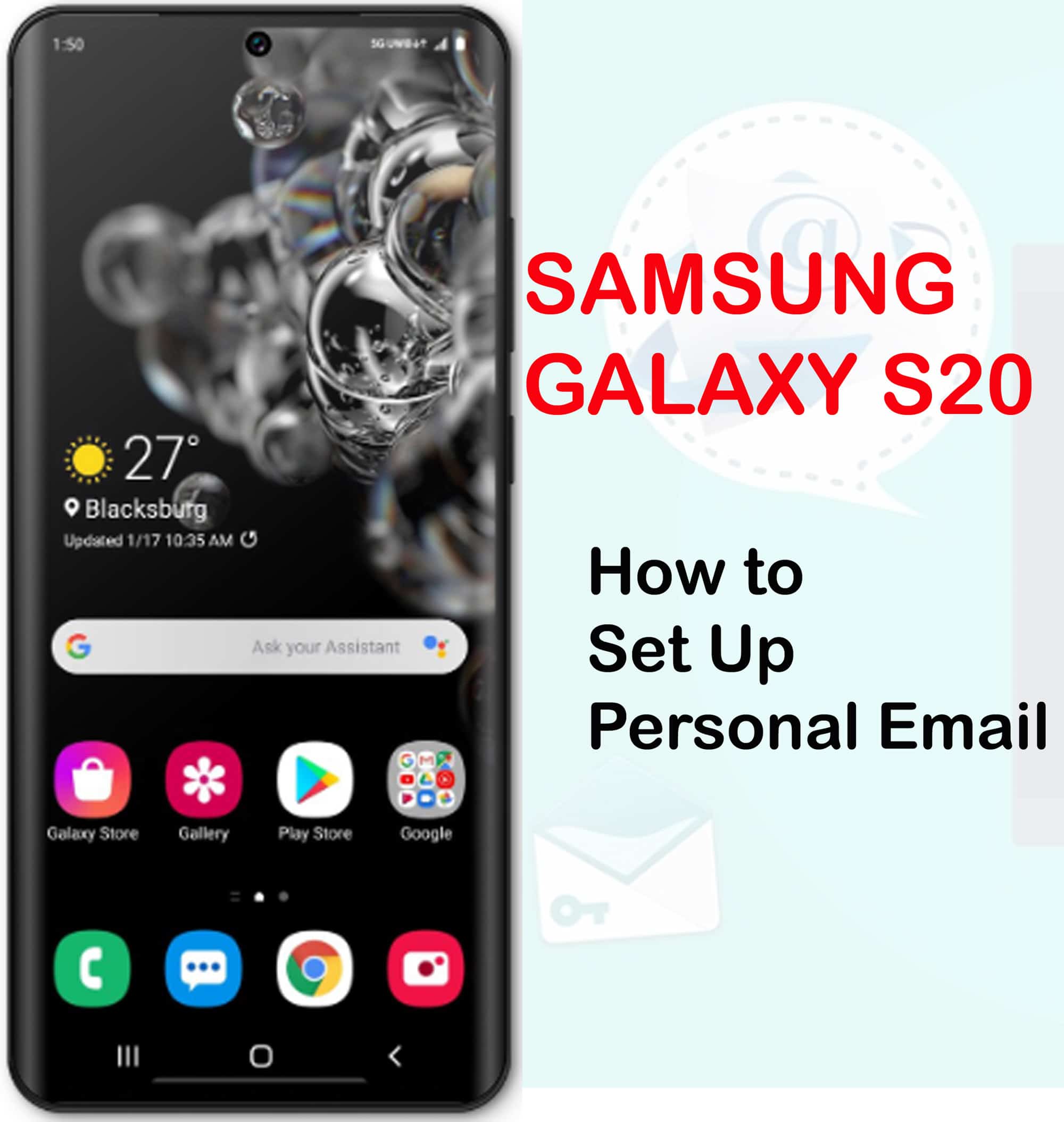 How To Set Up Personal Email On Galaxy S20 The Cell Guide
