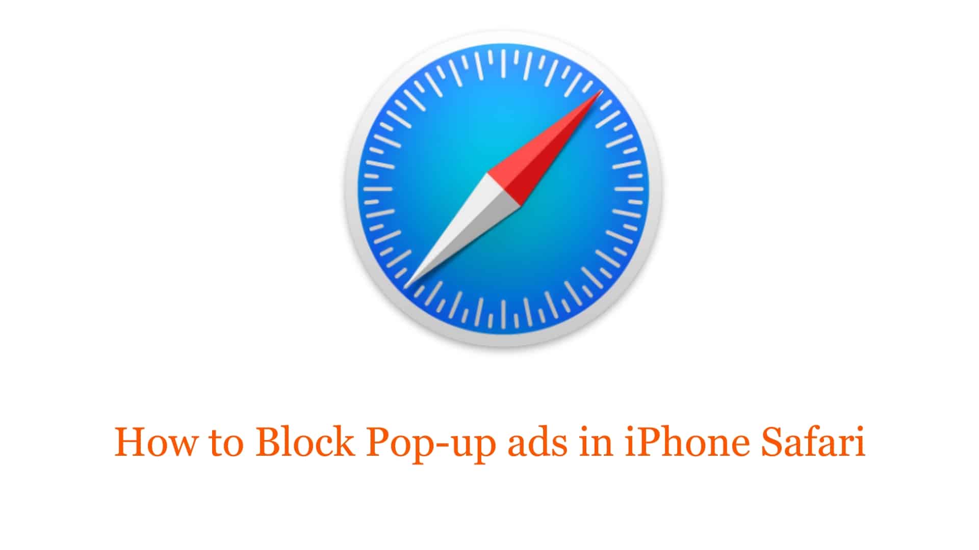 how to disable pop up ads in safari