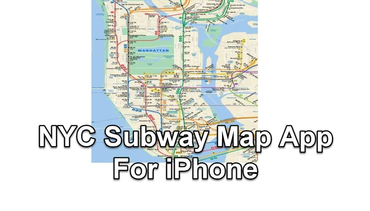 NYC Subway Map App For iPhone TheCellGuide