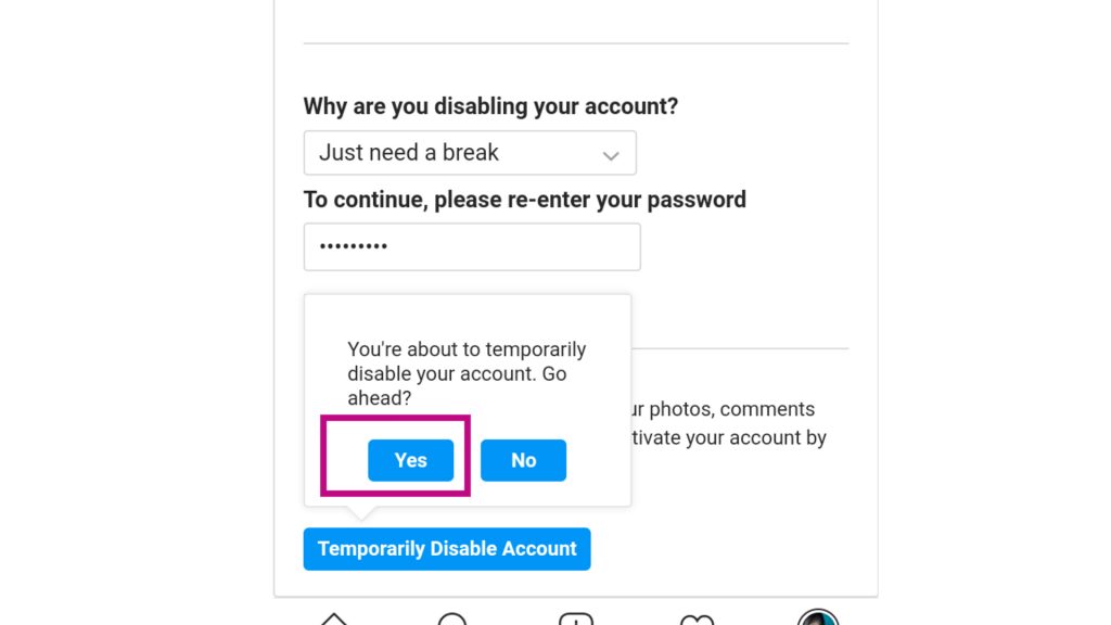 confirmed disabled instagram account - TheCellGuide