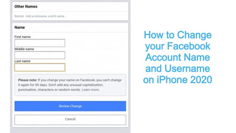 featured image change facebook account name - TheCellGuide