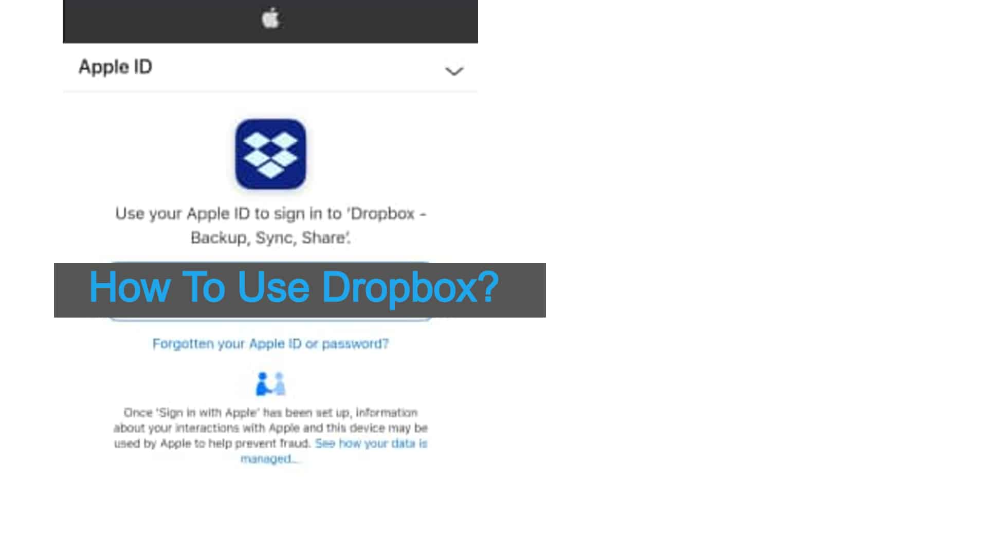 how to use dropbox