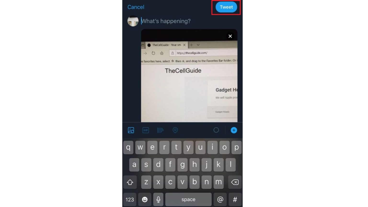 how-to-Tweet-a-Photo-or-GIF-on-iPhone-guide-2020 - TheCellGuide