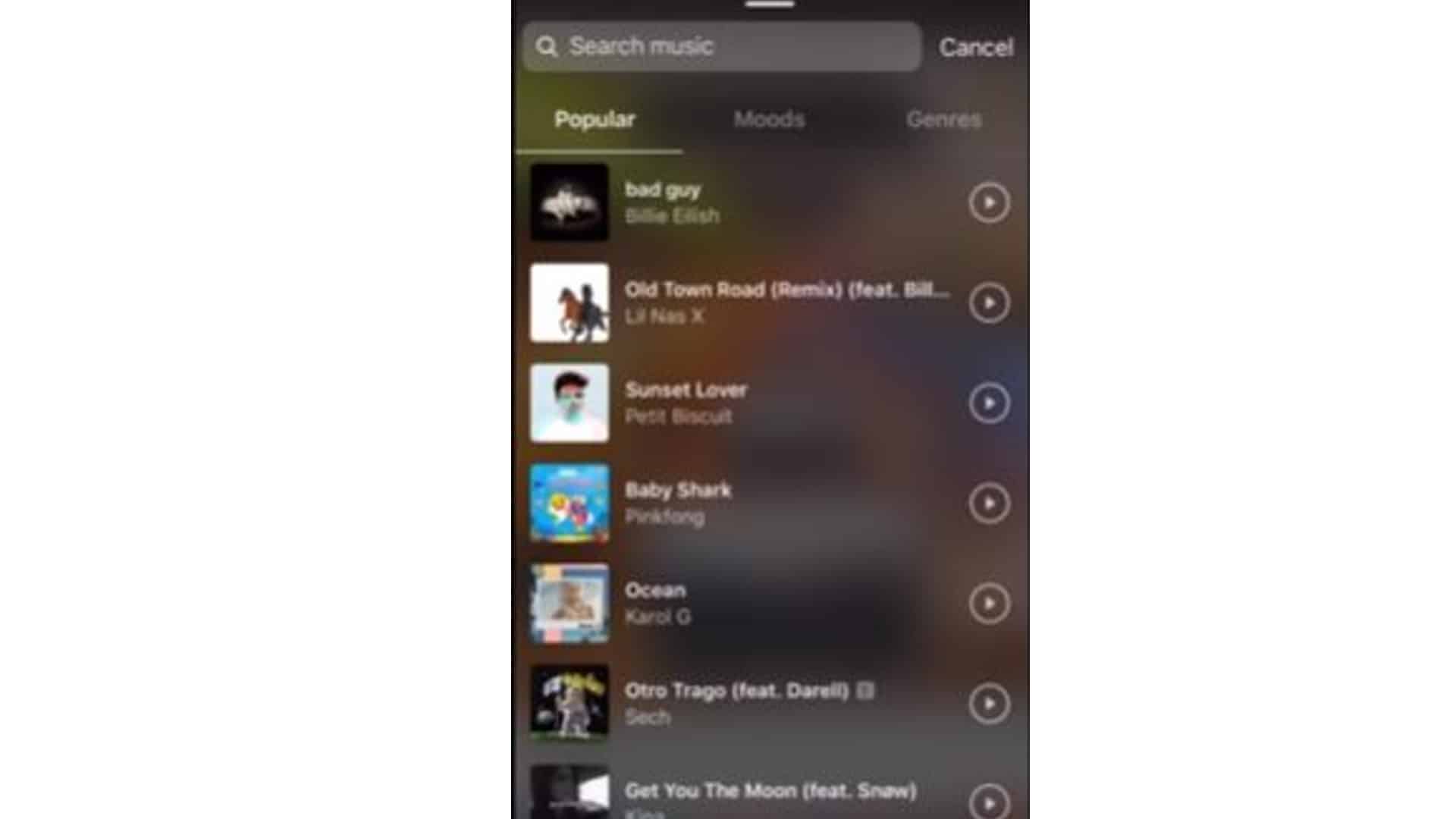 instagram music lists (1) - TheCellGuide