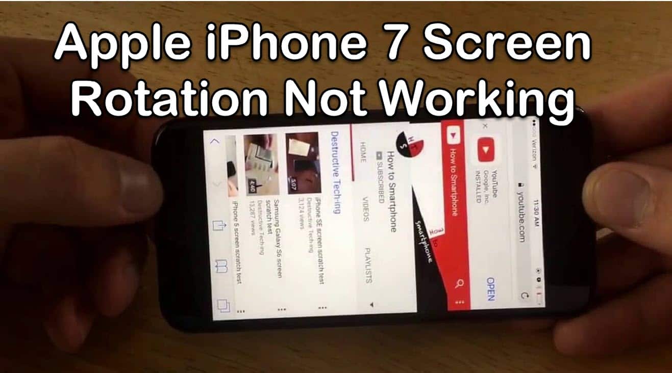 Apple iPhone 7 Screen Rotation Not Working - TheCellGuide