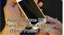 iPhone SE Wont Turn On, Black Screen