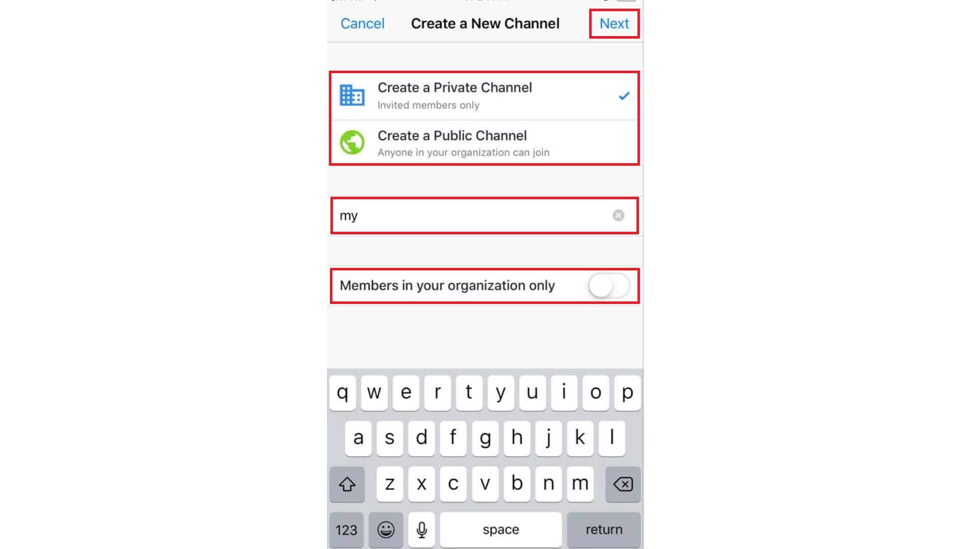 Create-a-New-Channel-on-Zoom for-iOS-2020-guide