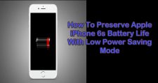 Apple iPhone 6s Battery Life With Low Power Saving Mode