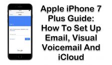 Set Up Email, Visual Voicemail And iCloud