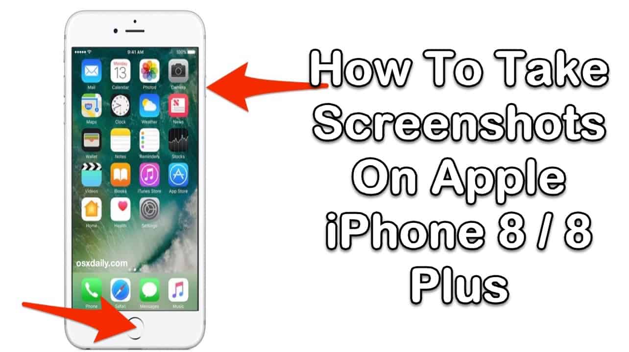 How To Take Screenshots On Apple IPhone 8 Or 8 Plus TheCellGuide