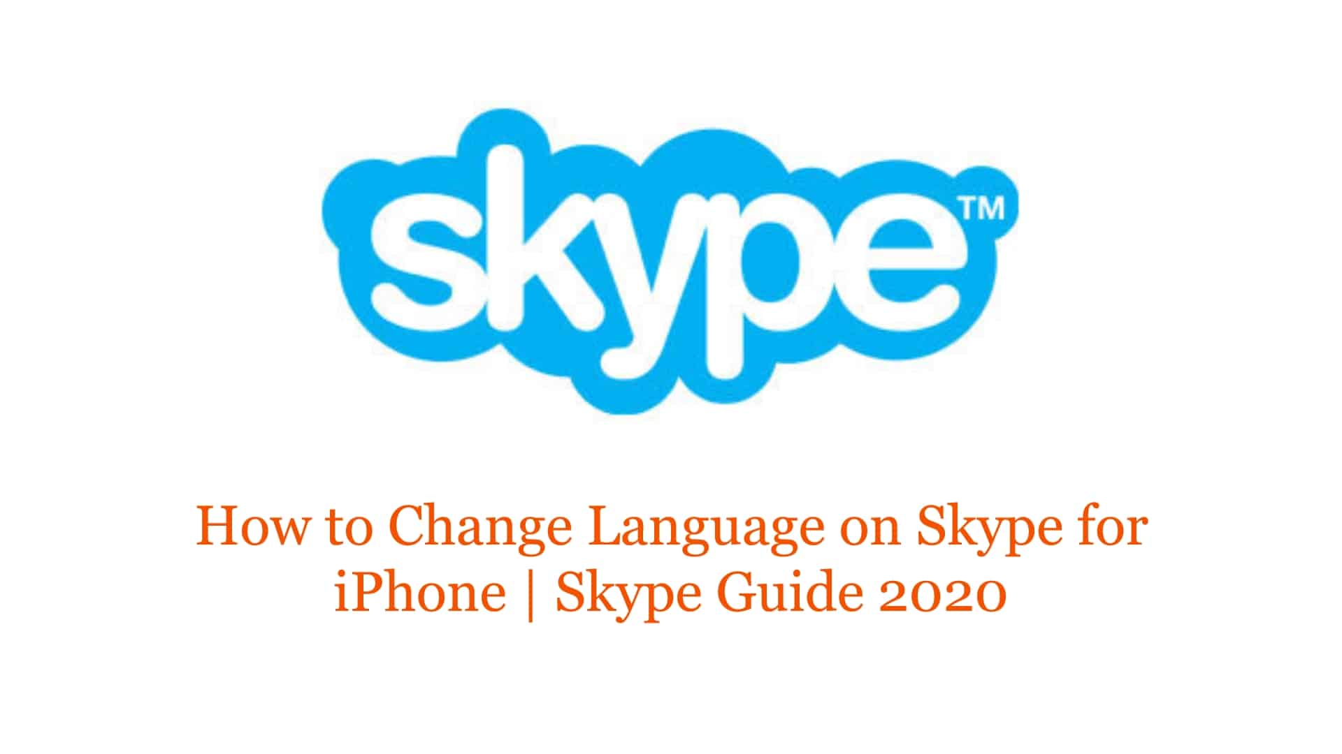 how to change language in skype