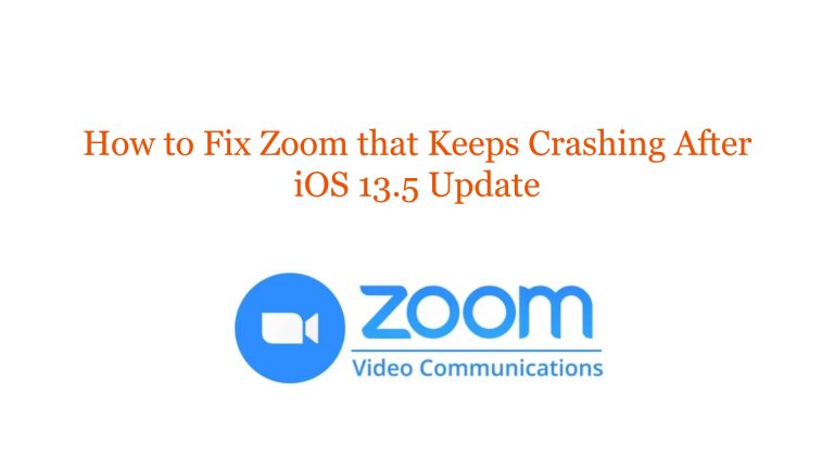 How to Fix Zoom that Keeps Crashing After iOS 13