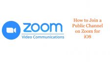 How to Join a Public Channel on Zoom for iOS