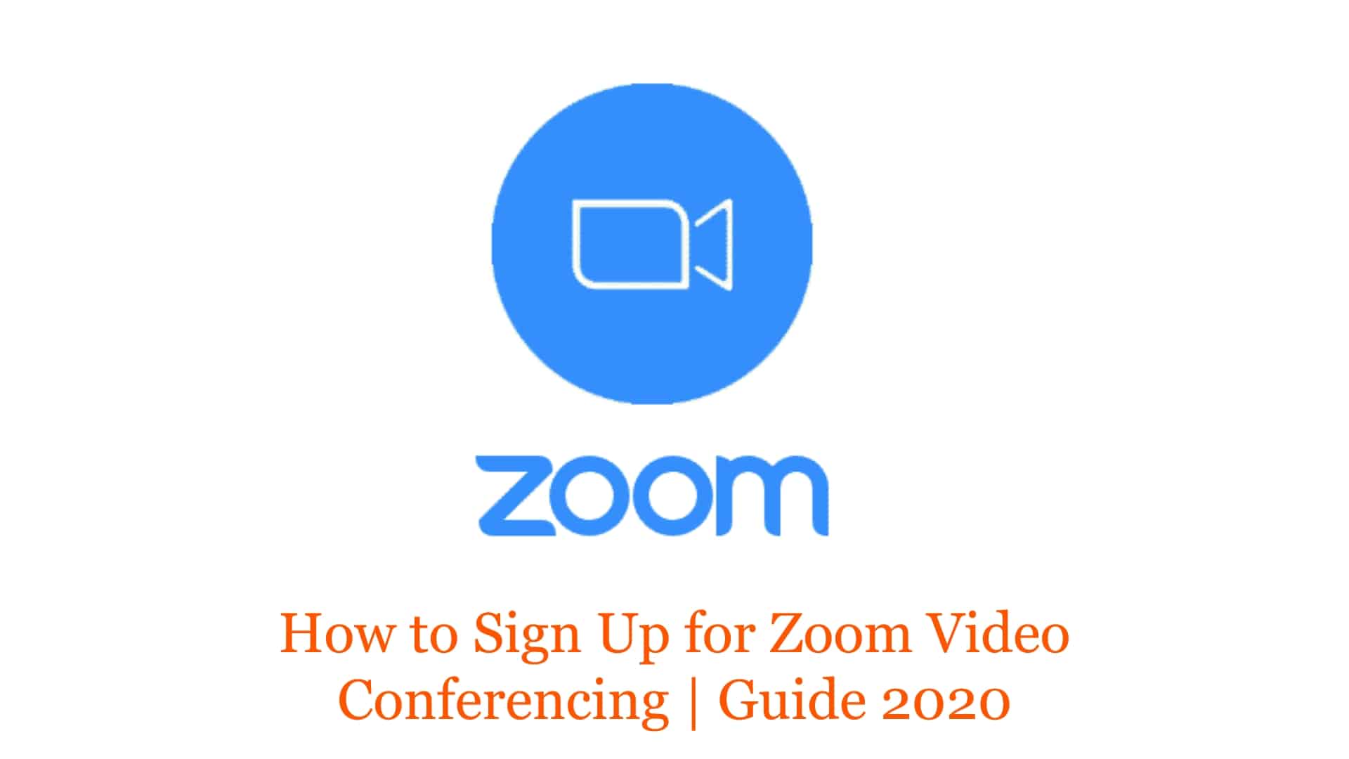 sign up for zoom cloud meetings