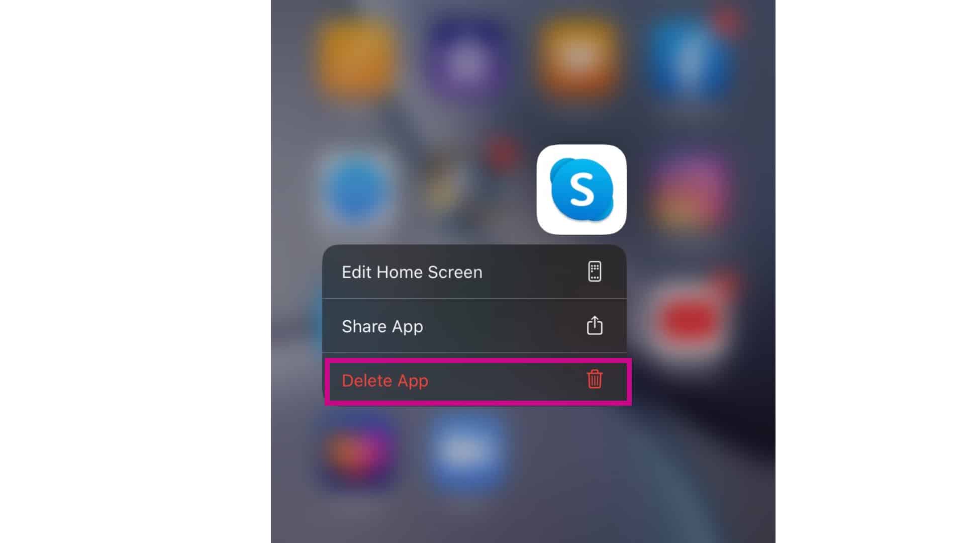 skype uninstall app