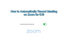 automatically record meeting on zoom app for ios