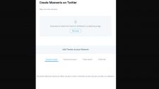 create a moment on twitter