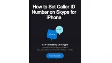 set caller id number on skype