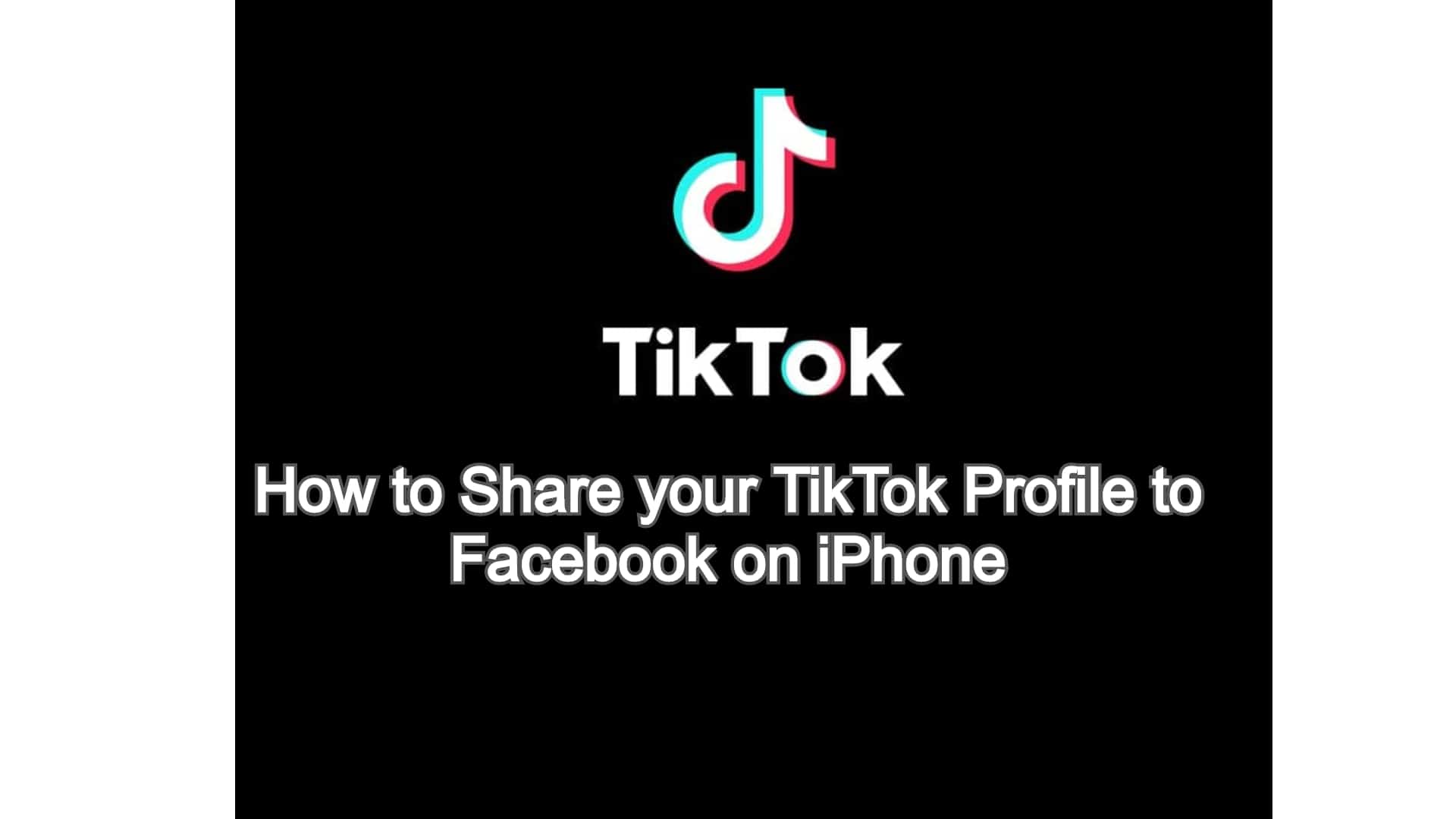 how to share link on tiktok profile